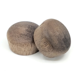 Walnut Round Head Plugs - 1/2